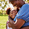 Grandma Hugging Granddaughter