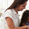 Mother learning with daughter